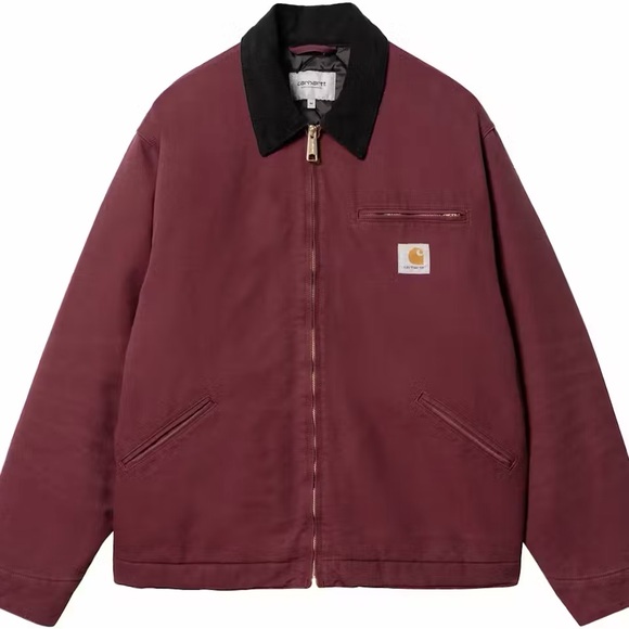 Carhartt WIP Other - Carhartt WIP OG Detroit Aged Canvas Jacket Malbec Black New